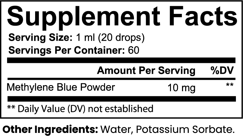 Big Brain Energy Methylene Blue Drops